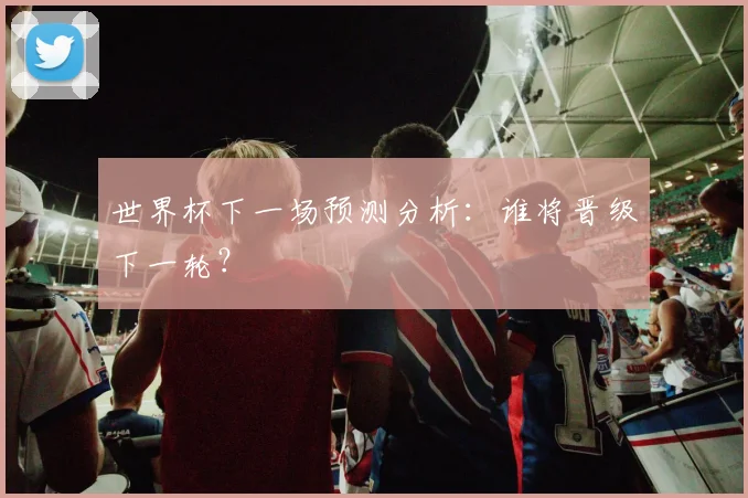 世界杯下一场预测分析：谁将晋级下一轮？