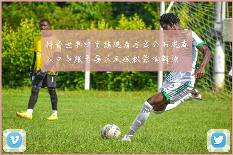 抖音世界杯直播观看方式公布观赛入口与账号要求及版权影响解读
